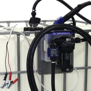 LD Blue Electric Pump Package - 5 ft (1.5 m) Suction Hose Length - Manual Nozzle - SST Clamp Fittings<p>Part Number: 24V646