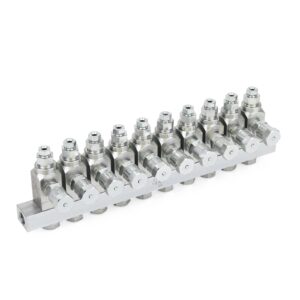 GL-33 Grease Injector, Carbon Steel, 10 Injector Manifold, 1/8 NPT<p>Part Number: 24W407