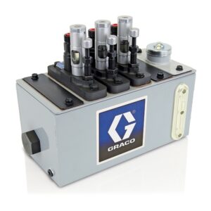 Manzel® MB118 Series Lubricator - 4 Pint (1.9 Liter) Reservoir (4 Pump Stations Max), 1/4 in GBL 7500 Pump (qty 3), 118:1 drive on right hand end<p>Part Number: 24W636