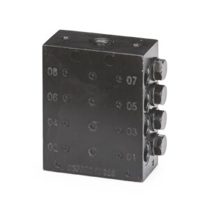 CSP Divider Valve, 1/8 inch BSPP, 8 Outlets<p>Part Number: 24Z478