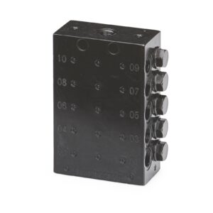 CSP Divider Valve, 1/8 inch BSPP, 10 Outlets<p>Part Number: 24Z479