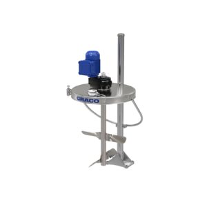 Electric Back Gear Drum Agitator with drum cover, elevator, siphon, shaft and blades, ATEX<p>Part Number: 25C480