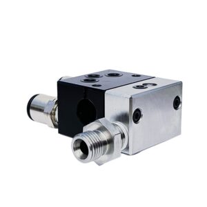 Stellair Auto Manifold, Side Fluid Inlet, with Inch Threads<p>Part Number: 25F155