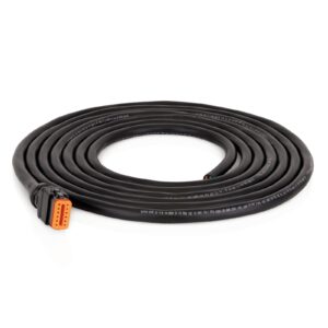 Compact Dyna-Star® Wiring Extension, 12-Pin DT, 12-Wire Color Coded 20 ft Wiring Cable, Flying Leads<p>Part Number: 26A884