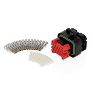 14 Pin Amp Seal Kit, Connects to GLC X, Includes Connector, Crimpable Gold 16-20 AWG Sockets, Sealing Plugs<p>Part Number: 26A888