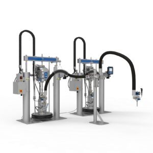 Tandem E-Flo iQ System for Urethanes, Check-Mate 200cc, Heated 55 Gal., D200s, two 10 ft hoses, 20 ft hose (WIP)<p>Part Number: 26B554