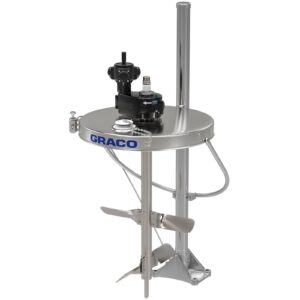 Back-Geared Radial Piston Agitator, heavy duty, with elevator and drum cover<p>Part Number: 26B632