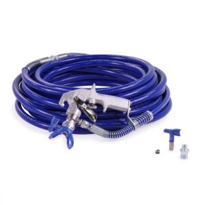 Flex Plus Airless Spray Gun, RAC X LTX 517 & 655, BlueMax II Airless Hose 3/8 in x 50 ft, BlueMax II Airless Whip Hose 1/4 in x 3 ft<p>Part Number: 287851