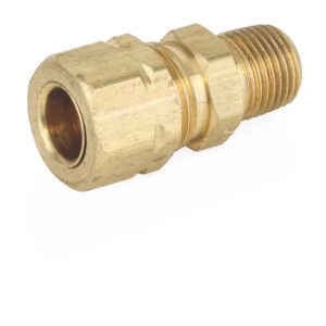 Fitting - Male Connector, 5/16 inch (7.94 mm) tube x 1/8 inch (3.2 mm) NPTF<p>Part Number: 556645
