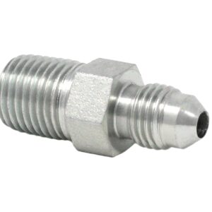 Hose Fitting - Connector, 1/4 inch (6.4 mm) NPT, #4 JIC<p>Part Number: 556762