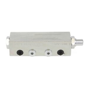 Trabon® MXP Modular Divider Valve with Indicator - MXP-50T - 0.050 in³ (0.82 cm³)<p>Part Number: 562825