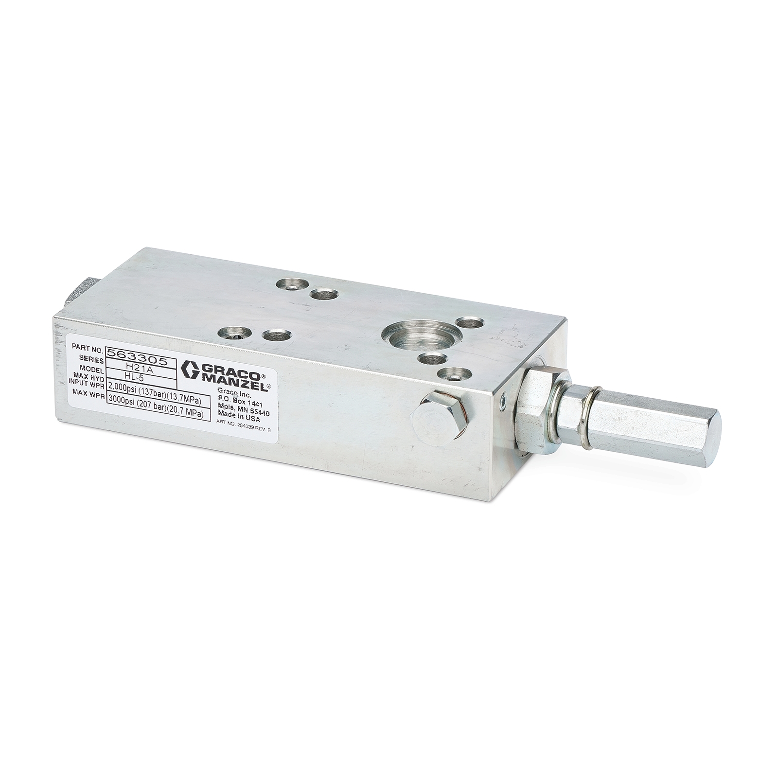 Modu-Flo® HLJ-5 Hydraulic Pump<p>Part Number: 563305