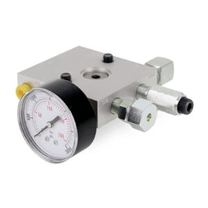 Remote Pump Manifold (NPT) with Outlet Check Valve for Modu-Flo Pumps, System Fill Check Valve, Tubed Blowout Assembly<p>Part Number: 563330