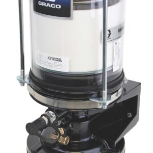 LubriSystem Standard Air Operated Pump with 6 lb. (2.72 kg) Plastic Cylindrical Reservoir - Grease<p>Part Number: 563571