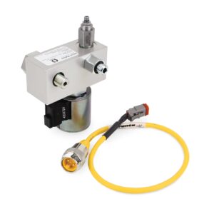 Direct-Mount Vent Valves for G3 Pumps - NPT, 24 VDC, 500-3500 psi (35-241 bar), Normally Closed, RH<p>Part Number: 571170