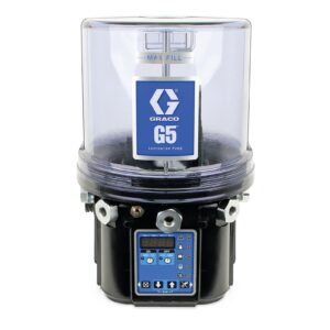 G5 Pro Grease Lubrication Pump, 24 VDC, 4 Liter, Low Level with Controller, Standard Oriented 5-Pin CPC<p>Part Number: 95G104