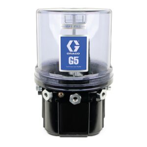 G5 Standard Grease Lubrication Pump, 24 VDC, 4 Liter, External Low Level, Vertical Oriented 5-Pin CPC<p>Part Number: 95G103