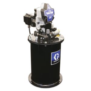 Compact Dyna-Star® 24 VDC Vent-Valve Grease Pump, 12 L Reservoir, Follower Plate, Pressure and Level Reporting, Auto-Fill Shut Off<p>Part Number: CD1314