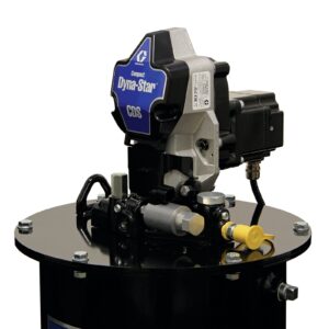 Compact Dyna-Star® 24 VDC Vent-Valve Grease Pump and 60 lb Reservoir, Follower Plate, Pressure and Level Reporting<p>Part Number: CD3362