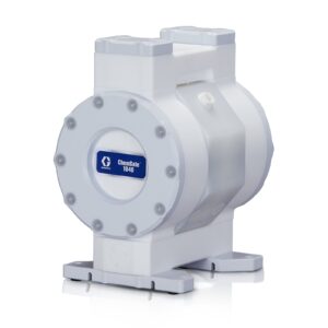ChemSafe 1040 Air Operated Double Diaphragm Pump with PTFE Seat, PTFE Ball, Overmolded PTFE Diaphragm, PTFE Fluid Path & NPT Port<p>Part Number: 24X423