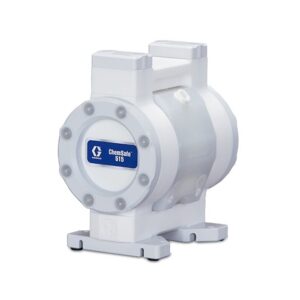 ChemSafe 515 Air Operated Double Diaphragm Plastic Pump with PTFE Seat, PTFE Ball, Overmolded PTFE Diaphragm, PTFE Fluid Path & NPT Port<p>Part Number: 24X425