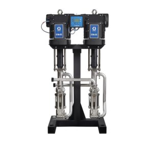 E-Flo DC 4-Ball Electric Circulation Pump, 4000cc, 2 x 2 HP, 480V, Advanced, ATEX/FM/IECEx, Sealed Lower, Ultralife Rod/Cylinder, Tri-Clamp, Stand<p>Part Number: EC6J41