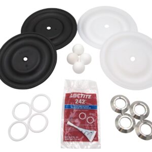 SaniForce 1040 FG Complete Fluid Repair Kit with SS Seat, PT Ball, PT Diaphragm and PT Seal<p>Part Number: FK1111