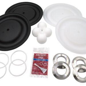 SaniForce 2150 FG Complete Fluid Repair Kit with SS Seat, PT Ball, PT Diaphragm, PT Seal<p>Part Number: FK3111