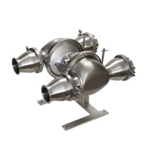 SaniForce 4150, 4" HS SST Pneumatic Diaphragm Pump, SS Center, FL Checks, SP Diaphragms<p>Part Number: SP4F.0008