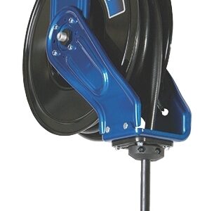 XD20 Specialty Package, Grease, 3/8 in. (10 mm) Inlet, 3/8 in. X 50 ft. (10 mm X 15 m) Hose, NPT, Armless Reel with Hose Guide Kit, Metallic Blue<p>Part Number: 24C255