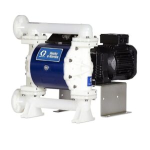 Husky 1050 PP Pump, AC Motor, End Flange, SS Center Section, PP Seats, PTFE Balls & PTFE/SP Diaphragm<p>Part Number: 650176