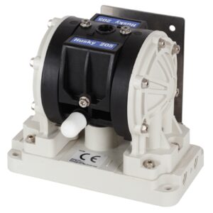Husky 205 PVDF Pump, Remote PP Center Section, PVDF Balls & PTFE Diaphragm<p>Part Number: D250A1