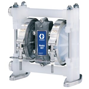 Husky 307 PP (3/8 in. BSP) Standard Pump, PP Center Section, SS Seats, SS Balls & PTFE Diaphragm<p>Part Number: D3B331