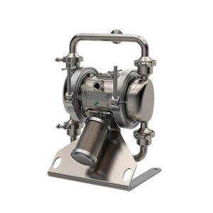 SaniForce 1040, 1" PH SST Pneumatic Diaphragm Pump, SS Center, SS Seats, PT Balls, PS Diaphragms<p>Part Number: SP1B.0036