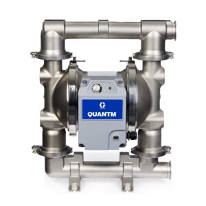 QUANTM h120, 2" FG SST Electric Diaphragm Pump, 200-240 V, FEP AL Center, SS Seat, PT Ball, PO Diaphragm<p>Part Number: HE120-0005
