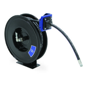 SDX 10, Air/Water/Antifreeze/WWS, 1/2 in (13 mm) Inlet, 3/8 in X 35 ft (10 mm X 11 m) Hose, NPT, Overhead Mount, Black<p>Part Number: SDL23D