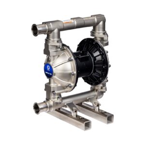 SaniForce 1590 Beverage Pump, 1.5" FG SST Pneumatic Diaphragm Pump, AL Center, SS Seats, CW Balls, SP Diaphragms<p>Part Number: 26D631