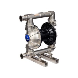 SaniForce 1050 Beverage Pump, 1" FG SST Pneumatic Diaphragm Pump, AL Center, SS Seats, CW Balls, SP Diaphragms<p>Part Number: 26D635