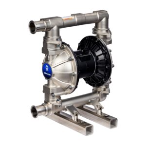 SaniForce 2150 Beverage Pump, 2" FG SST Pneumatic Diaphragm Pump, AL Center, SS Seats, CW Balls, SP Diaphragms<p>Part Number: 26D634
