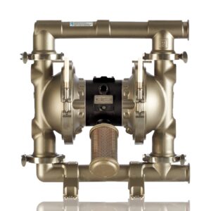 SaniForce 2150, 2" FG SST Pneumatic Diaphragm Pump, AL Center, SS Seats, PT Balls, PT Diaphragms<p>Part Number: FA3111