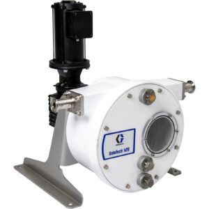 SoloTech h26 Peristaltic Pump, 2.2 hp BLDC motor with gear reducer, 1.70-10.2 gpm, FDA Nitrile Hose, SST Sanitary Clamp Barb<p>Part Number: 19D090