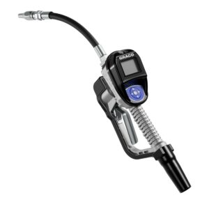 Pulse Mobile Metered Dispense Valve for Oil Applications - 1/2 in NPT, Flex Extension, Automatic Nozzle<p>Part Number: 125M319