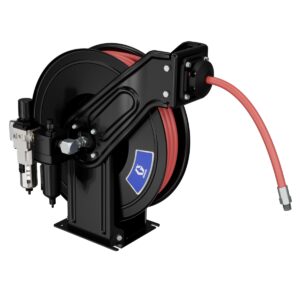 FRL 20, Air, 3/8 Inlet, 1/2 in X 50 ft (13 mm X 15 m) Hose, NPT, Truck/Bench Mount (FRL Right), Black<p>Part Number: 2010972