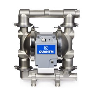 QUANTM h120, 2" FG SST Electric Diaphragm Pump, 200-240 V, FEP AL Center, SS Seat, PT Ball, PO Diaphragm<p>Part Number: HE120-0173