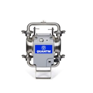 QUANTM h30, 1"Tri-clamp, HS SST Electric Diaphragm Pump, 200-240 V, FEP AL Center, SS Seat, PT Ball, PO Diaphragm<p>Part Number: HE30-0394