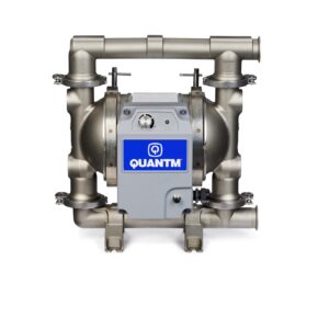 QUANTM h80, 1.5" FG SST Electric Diaphragm Pump, 200-240 V, FEP AL Center, SS Seat, FK Ball, FK Diaphragm<p>Part Number: HE80-0224