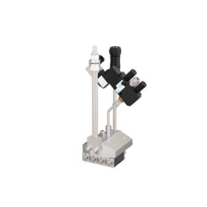 GS35 Plug-Free Low Profile Hot Melt Applicator with 4 Modules 110VAC Solenoid Pt 100 RTD<p>Part Number: 24U034